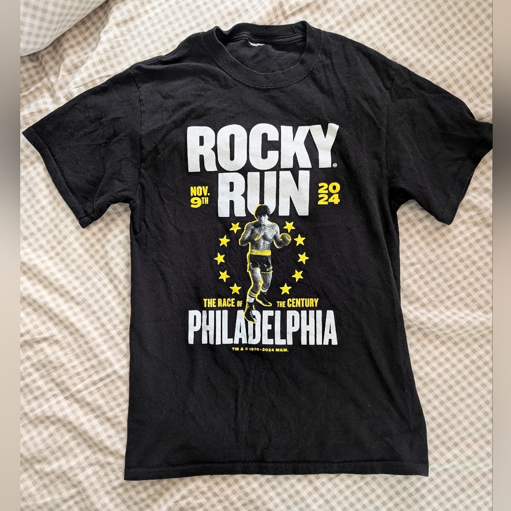 Rocky Run Black T-Shirt - Size S - Cotten